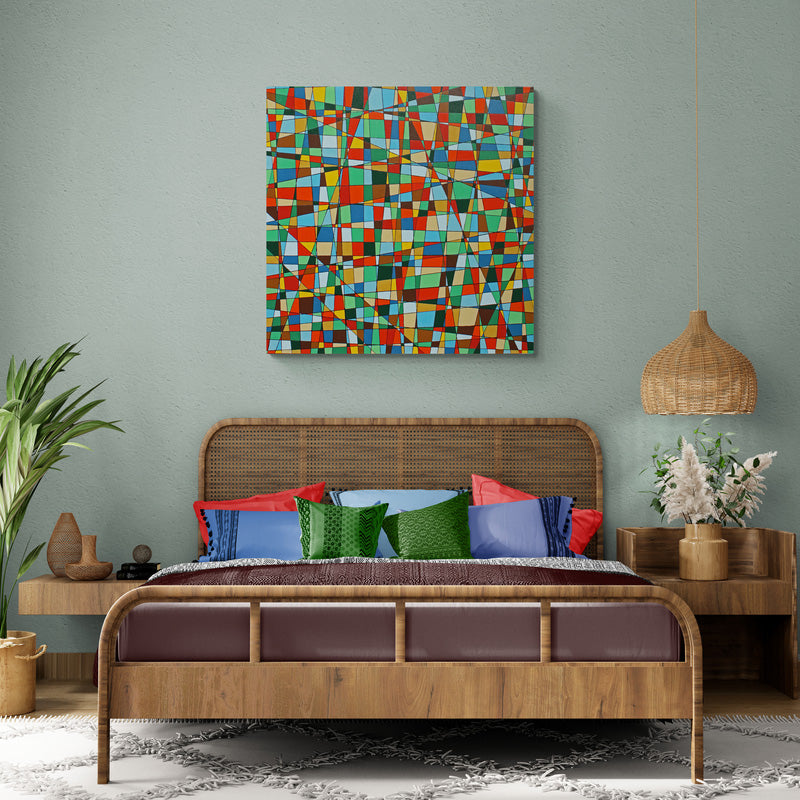 POINCIANA a flowering tree in abstract form to warm the heart.