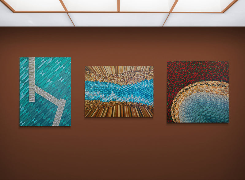 SE COVE is an abstract Australian landscape full of life, colour and movement.