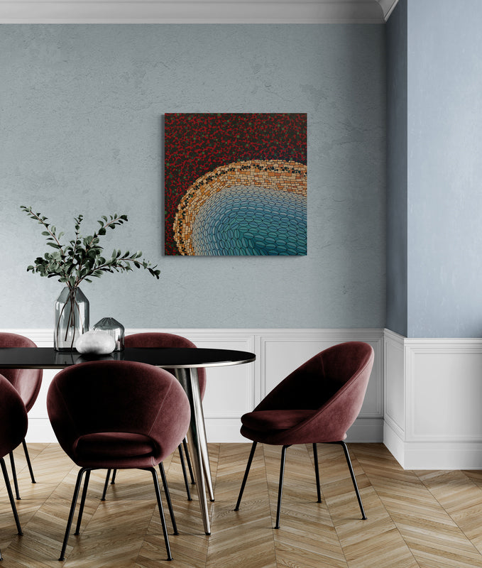 SE COVE is an abstract Australian landscape full of life, colour and movement.