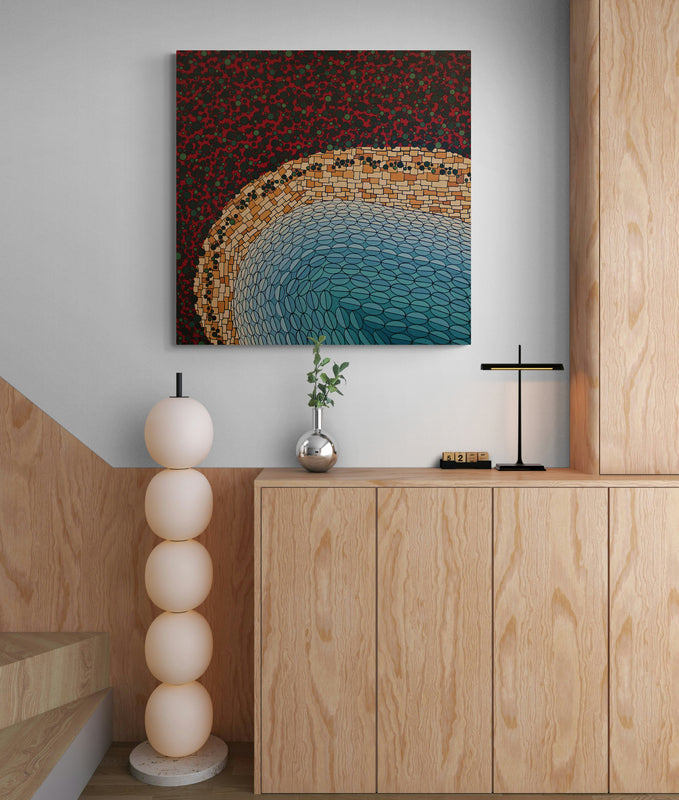 SE COVE is an abstract Australian landscape full of life, colour and movement.