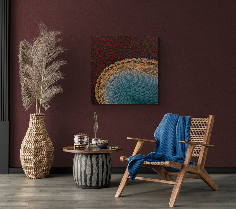 SE COVE is an abstract Australian landscape full of life, colour and movement.