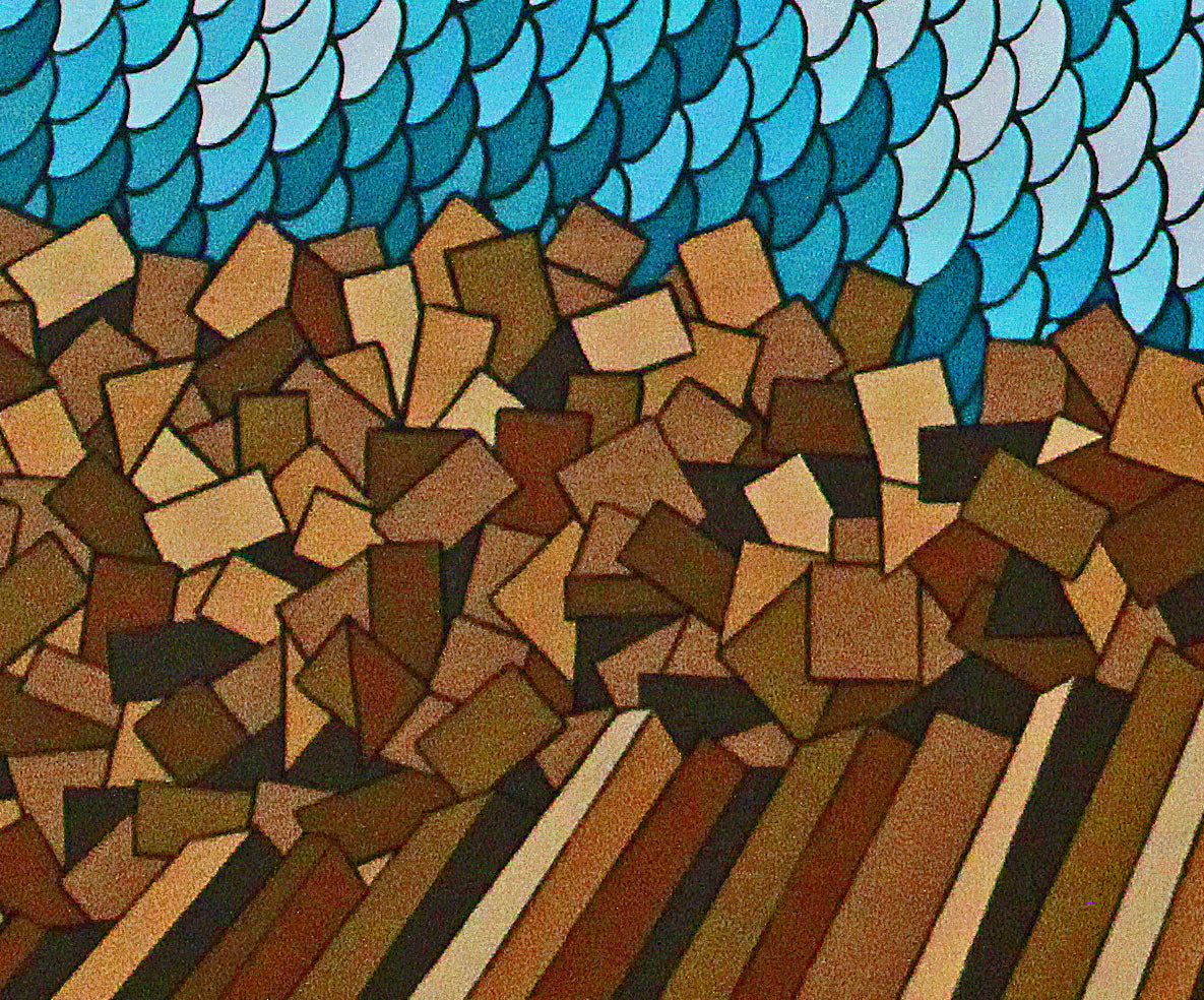 SNAKE RIVER CANYON a geometric landscape exploring the natural world.