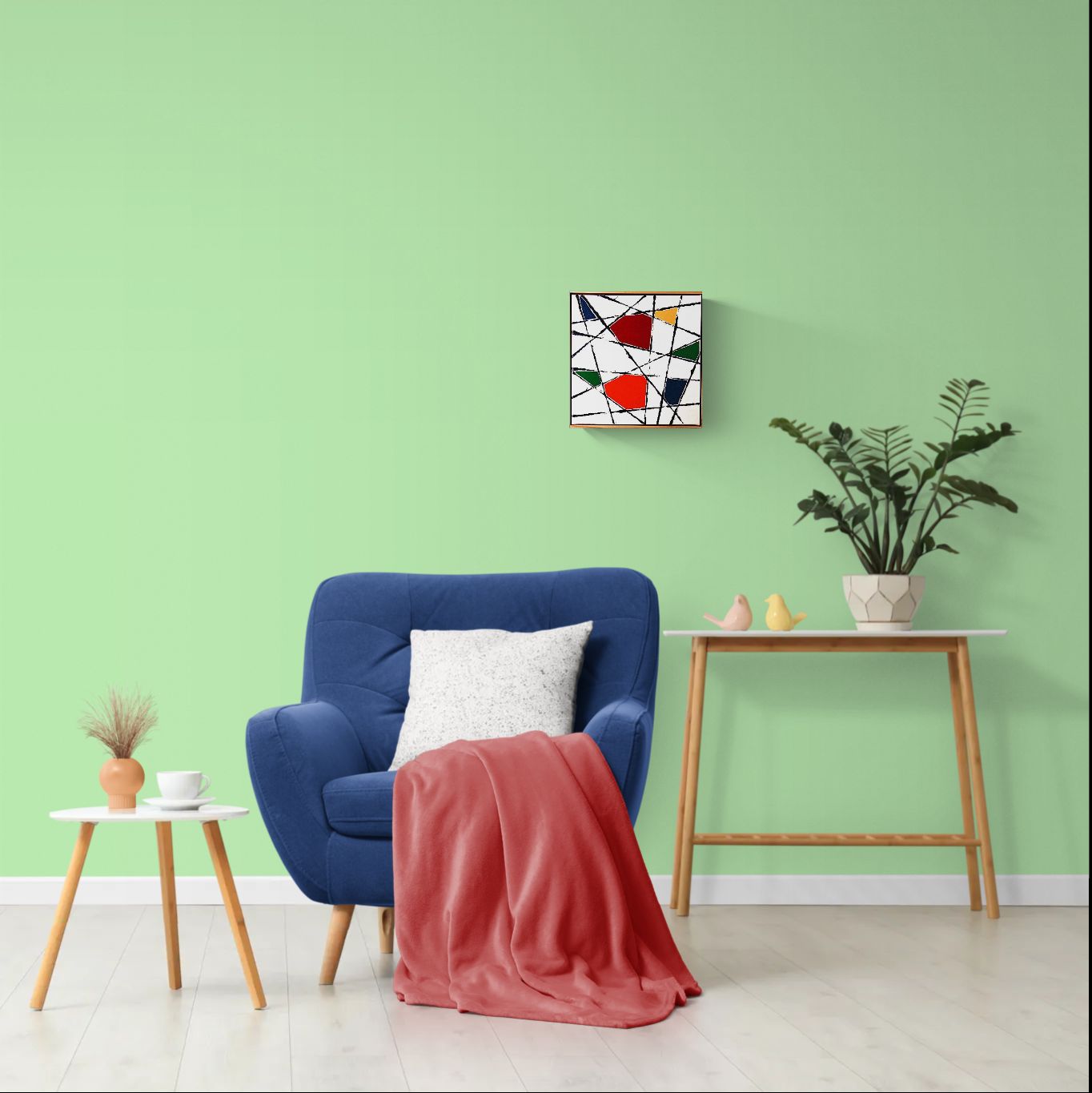 STRING THEORY 6 uses string to form organic black lines for this abstract work.