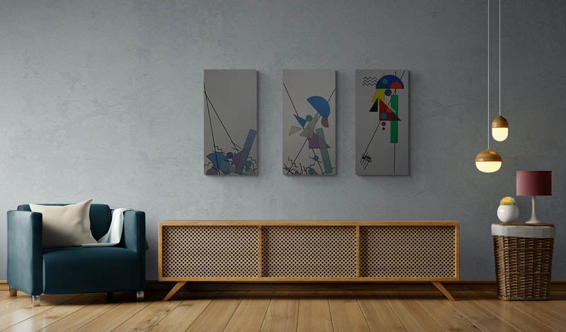YESTERDAY, TODAY, TOMORROW is a tryptic that explores a journey to a new beginning.