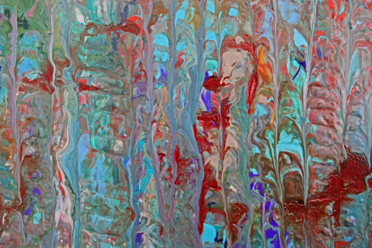 9 OUT OF 10 Abstract wall art depicting the chaos of drug withdrawal.