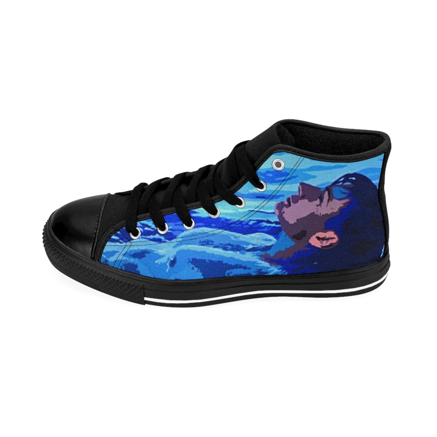 Men's Classic Sneakers — featuring an image from the artwork REPOSE-WATER on these statement sneakers by Dean Crozier Gallery