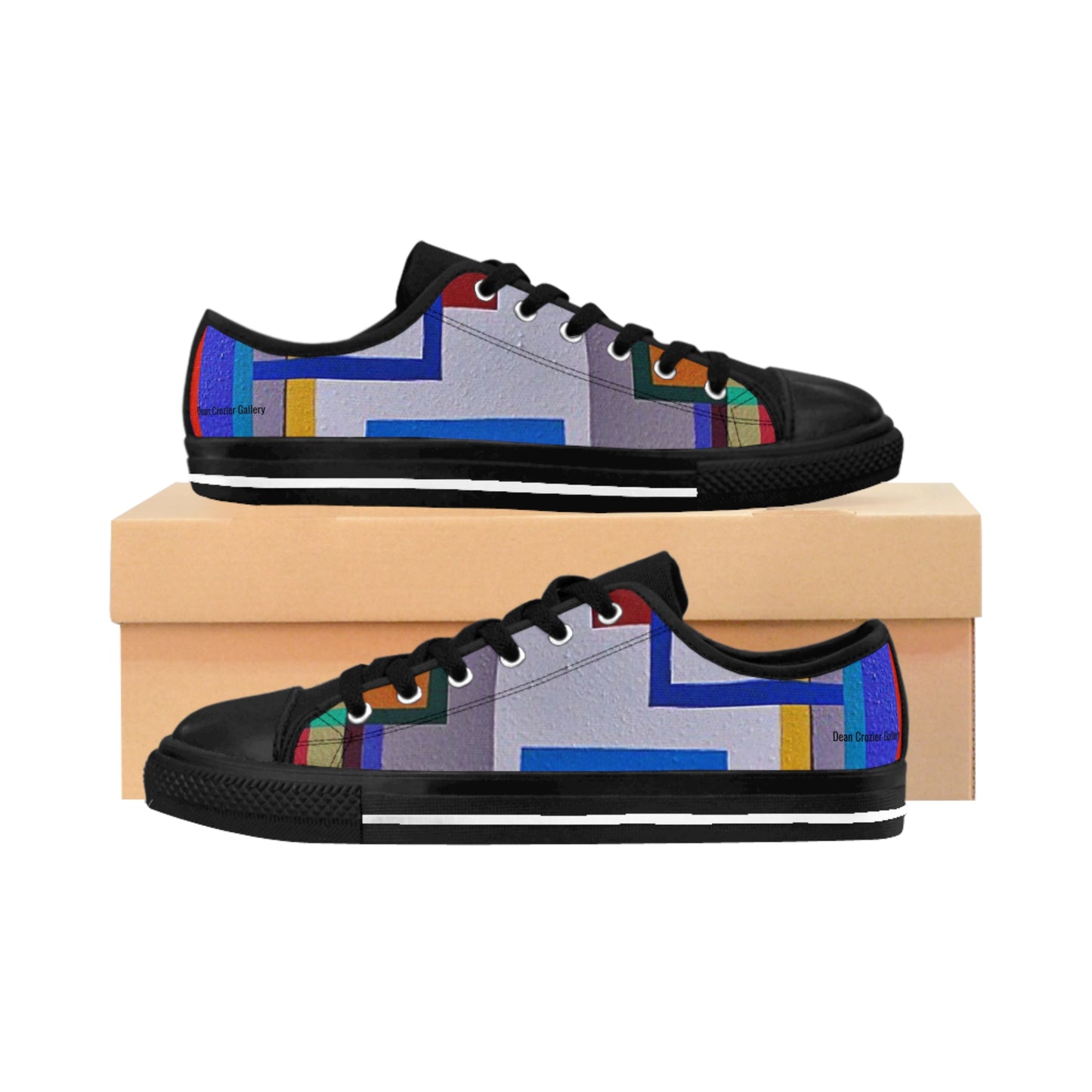 ABSTRACTION women's sneakers - casual sneakers feature a bold geometric detail full of colour