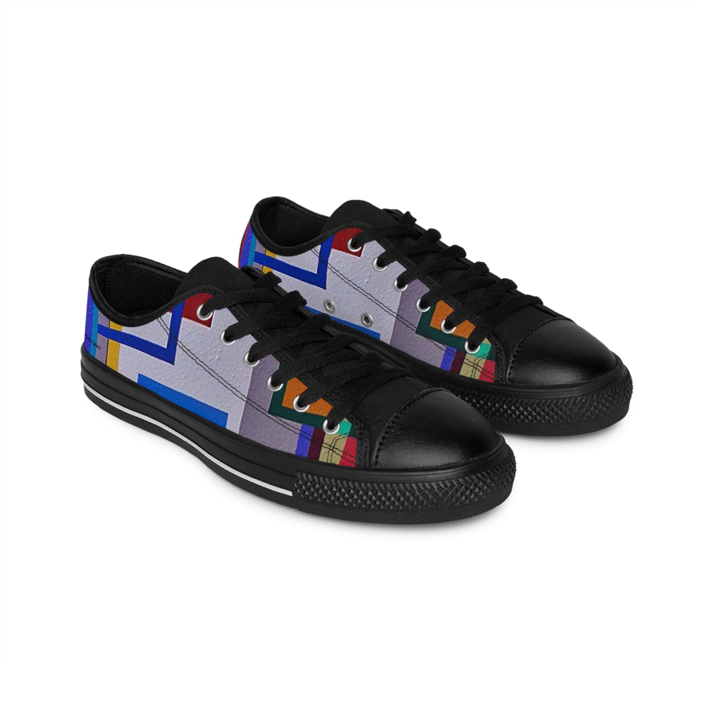 ABSTRACTION women's sneakers - casual sneakers feature a bold geometric detail full of colour