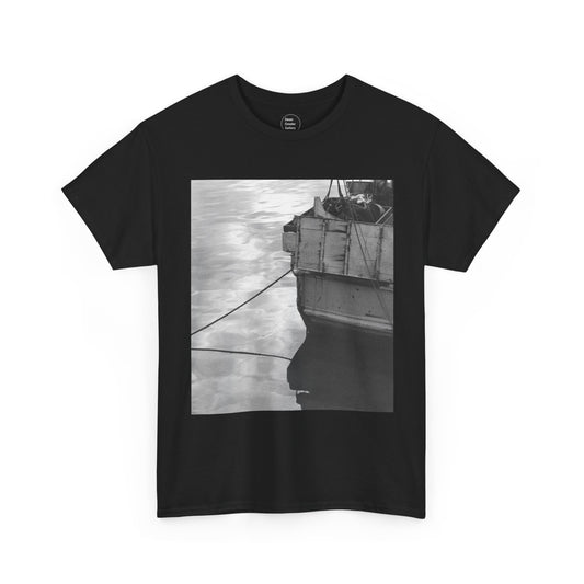 FISHING BOAT is a peaceful photograph of an idyllic scene, perfect for this soft comfortable art t-shirt.