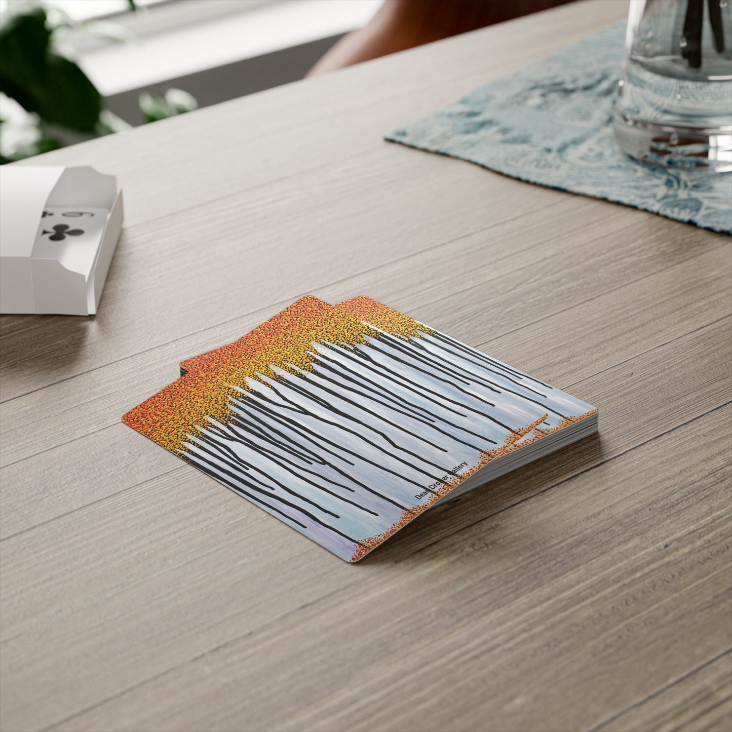 ABSCISSION Autumn Leaves Poker Cards — an autumn inspired playing deck