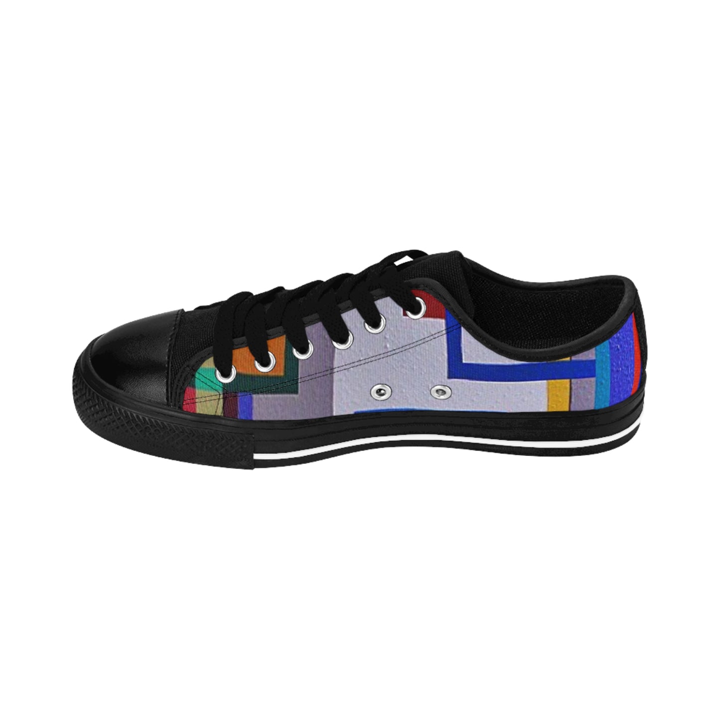 ABSTRACTION women's sneakers - casual sneakers feature a bold geometric detail full of colour