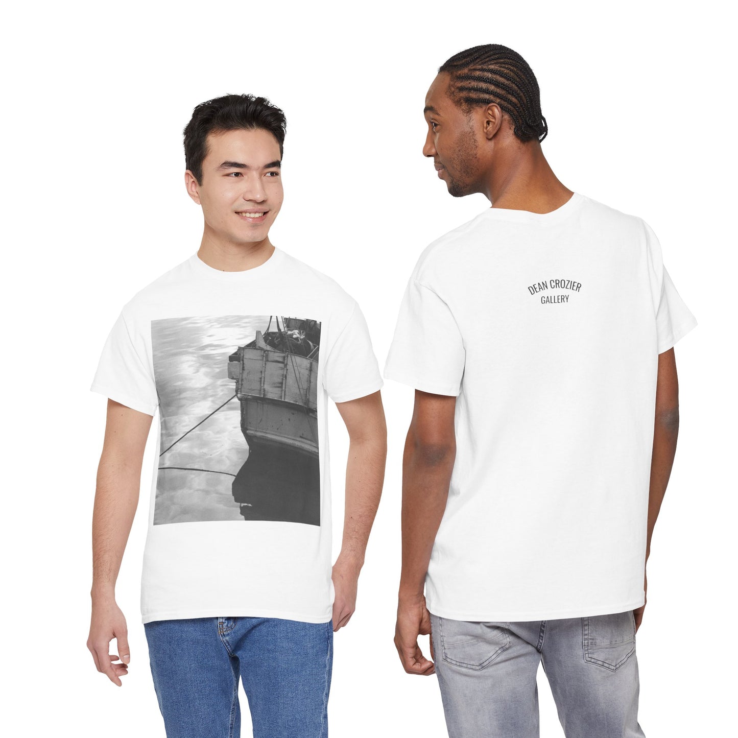 FISHING BOAT is a peaceful photograph of an idyllic scene, perfect for this soft comfortable art t-shirt.