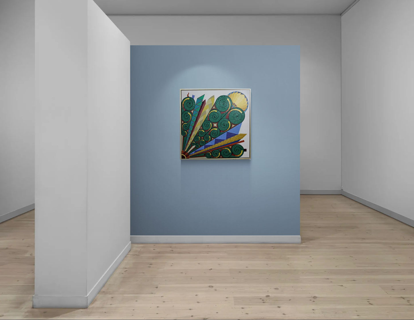 CEILING a textural painting inspired by the metal ceilings of Australian federation homes.