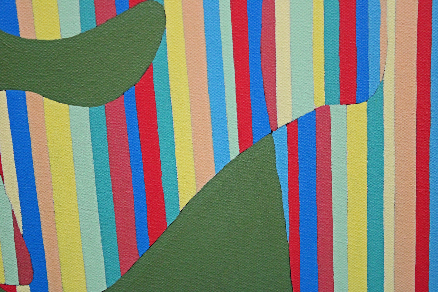 LUSH a painting with a bold statement