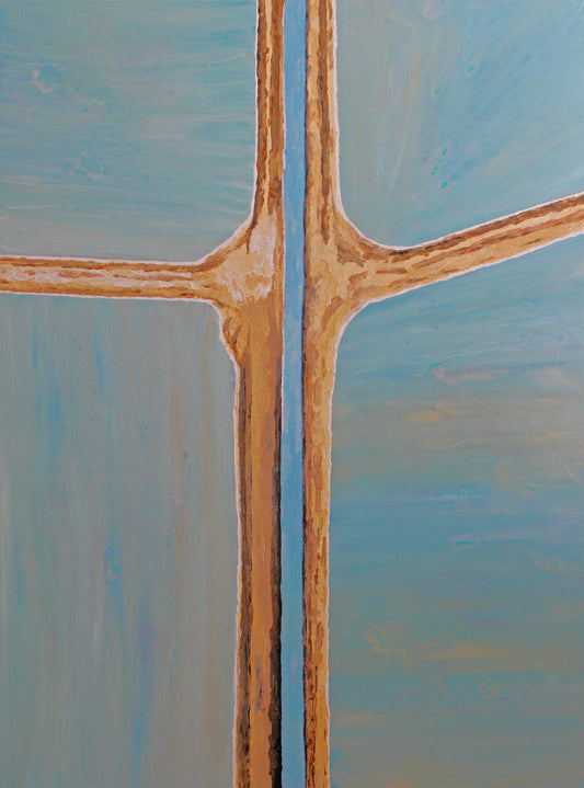 SALT PANS 2 an Australian landscape rarely seen captured on canvas.