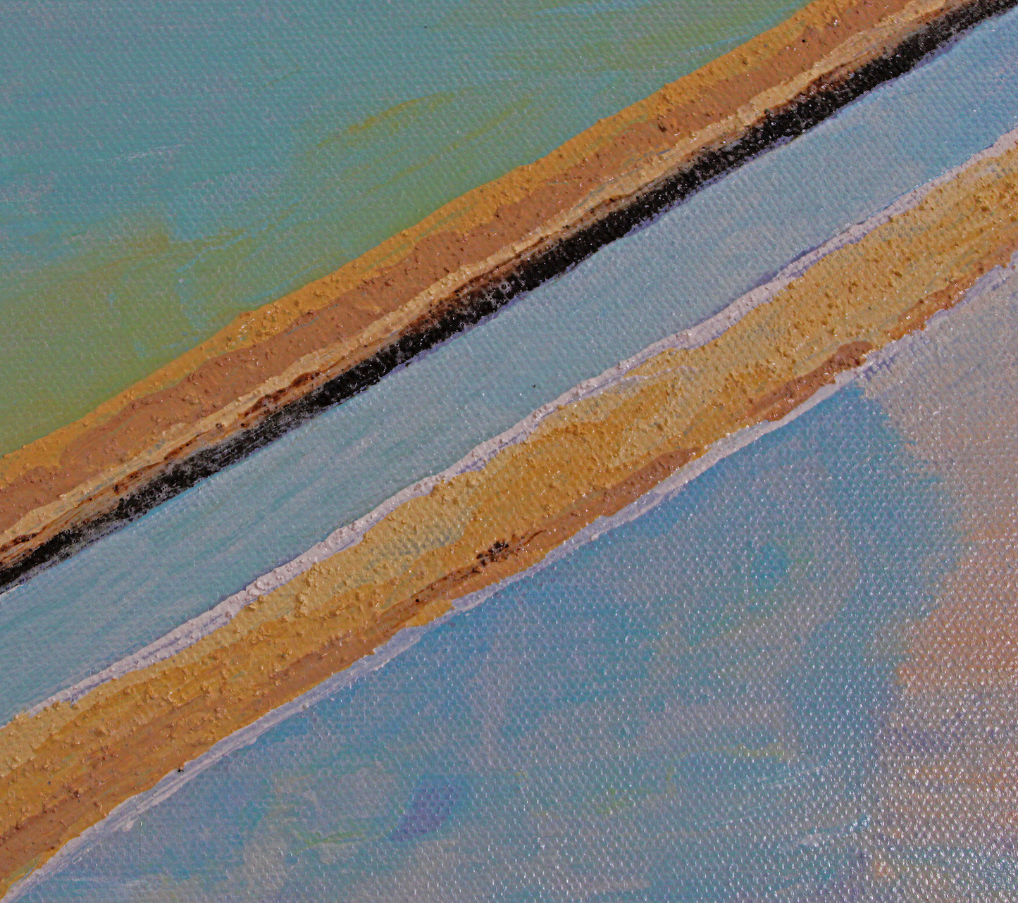 SALT PAN 4 Western Australian salt pans interpreted using the form of an abstract landscape.