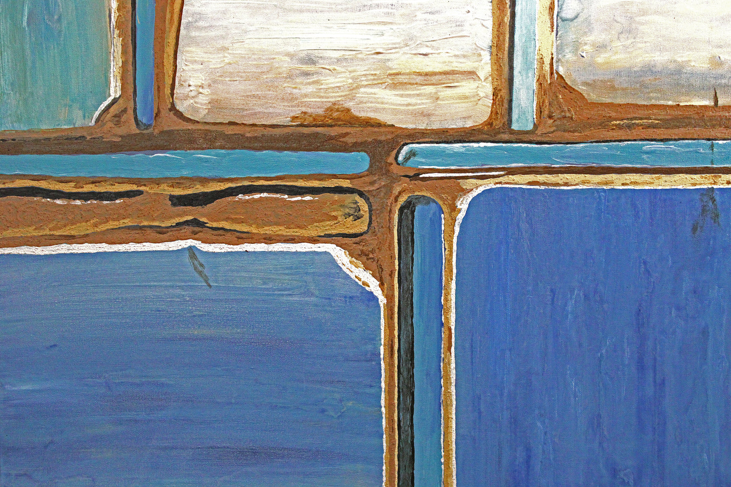 SALT PAN 4 Western Australian salt pans interpreted using the form of an abstract landscape.