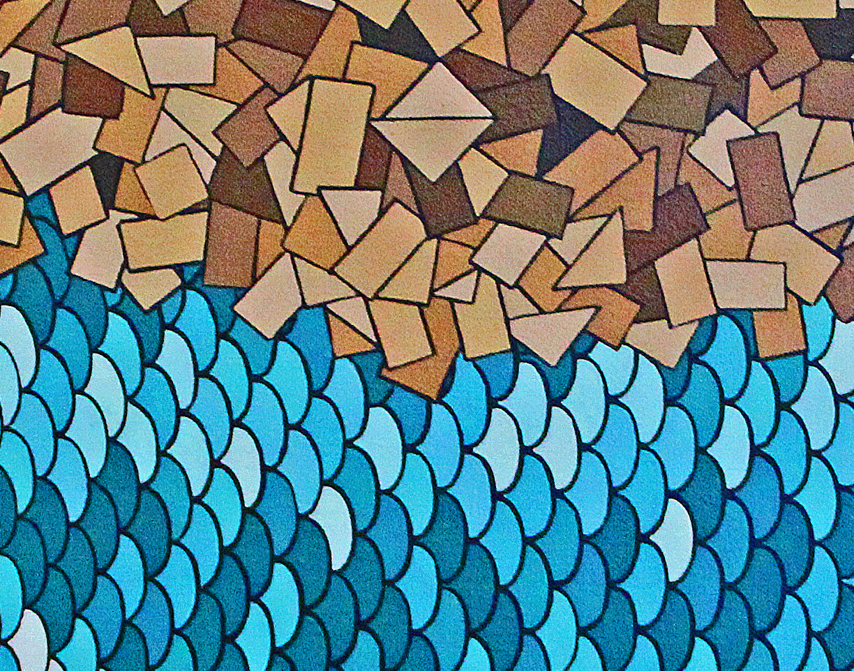 SNAKE RIVER CANYON a geometric landscape exploring the natural world.