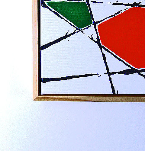 STRING THEORY 6 uses string to form organic black lines for this abstract work.