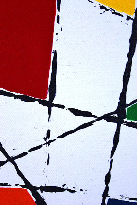 STRING THEORY 6 uses string to form organic black lines for this abstract work.