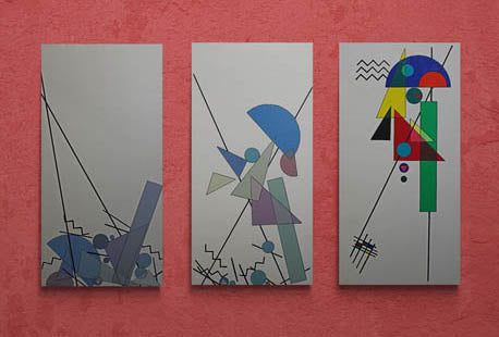 YESTERDAY, TODAY, TOMORROW is a tryptic that explores a journey to a new beginning.